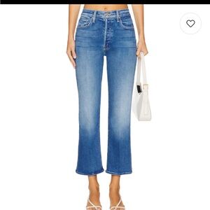 Mother the tripper ankle straight leg jeans